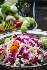 Religious offerings - Bangkok, Thailand 