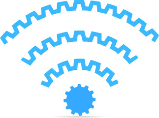 Wireless Connection industry Factory Icon