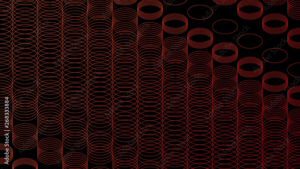 Poster abstract line 3d virtual isometric circle lighting moving, technology network digital data transfer 