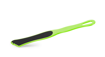 Pumice brush on white background