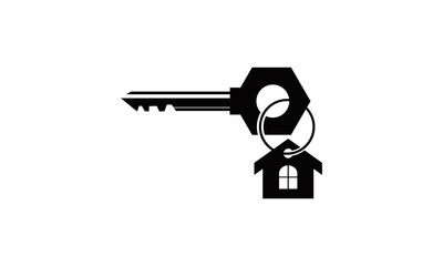 home key logo vector