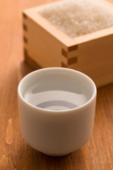 日本酒と米