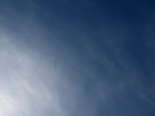 blue sky with light clouds