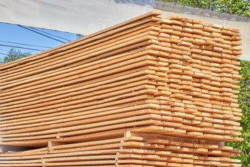 wooden beams with a clear tree structure