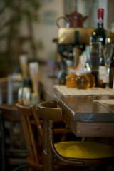 カフェのカウンター