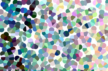 Abstract art background in colorful bubble mosaic style