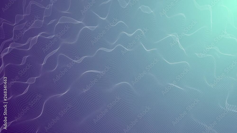 Poster purple fabric wave animation background seamless loop.