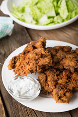 Crisp, juicy grilled chicken