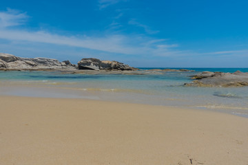 Fototapeta na wymiar Beautiful Wild Sardinia Beach