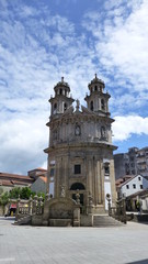 Obraz premium Pontevedra, historical city of Galicia,Spain