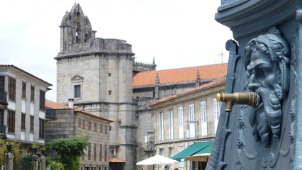 Obraz premium Pontevedra, historical city of Galicia,Spain