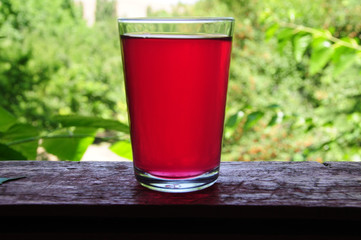 Cold rose sherbet