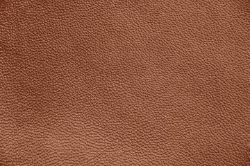 The texture of genuine leather.  Brown background.  The structure of the leather material brown shades.