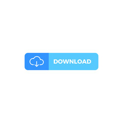 Modern Download Button Icon