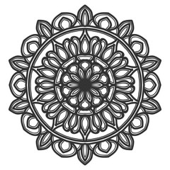mandala flower illustration design