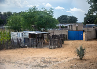 Landscape at the Caprivi Strip in northern Namibia