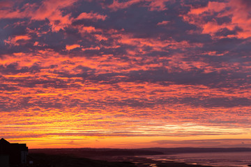 Orange Pink & Purple Sunset