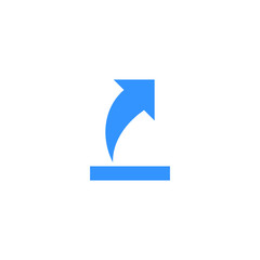 Modern Upload Button Icon