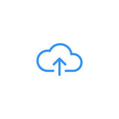 Modern Upload Button Icon