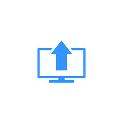 Modern Upload Button Icon