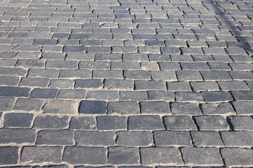 Cobblestone Red Square Moscow natural texture