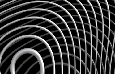 curved lines 3d graphic