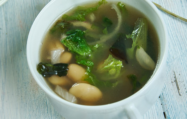 Italian-American Escarole and Bean Soup