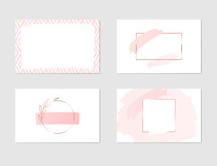 Beauty and fashion business card templates