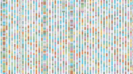 silver, ash gray and peru mosaic color squares. seamless geometric pattern for card, wrapping paper, wallpaper, poster, textile fabric or garment