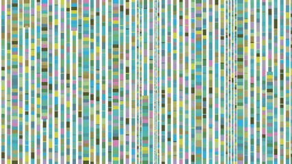 different sizes of mosaic squares cadet blue, light slate gray and tan colored. seamless graphic pattern for digital printing products or your cloth fashion concept design