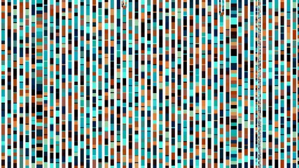 mosaic dark slate gray, very dark blue and sienna colored squares. simple seamless pattern illustration for plaid, postcard, wrapping paper, wallpaper, textiles fabric or fashion concept design