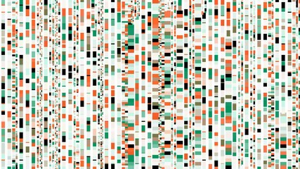 big and small mosaic squares dark slate gray, medium sea green and beige colored. endless graphic pattern for fashion concept design, textiles fabric or digital printing products