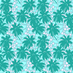 seamless tropical pattern in african style