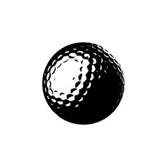 Golf ball Icon. Vector illustration