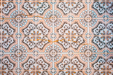 mandala and mosaics at facade