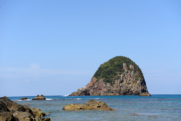 Fototapeta na wymiar 鹿児島県,奄美大島,今里立神