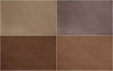 Fototapeta premium The texture of genuine leather. Impeccable and stylish background. Beautiful stylish background. Natural skin texture close up. Brown background. The structure of the leather material brown shades.