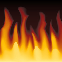 Vector Abstract Modern Flame Background