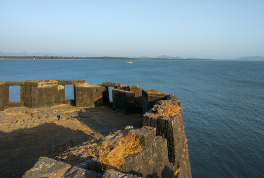 Janjir fort and sea alibaug india
