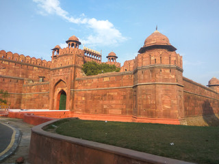 Fototapeta na wymiar Red fort in Delhi India