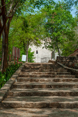 Archeological landscape of Ek Balam, in the Yucatan peninsula