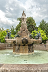 Märchenbrunnen am Willy-Brandt-Platz in Frankfurt am Main