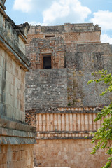 Maya temple, of the Ek Balam archaeological area, in the Yucatan peninsula
