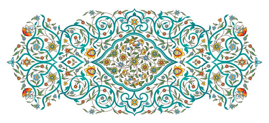 Element, arabesque for design template. Ornament in Eastern style.