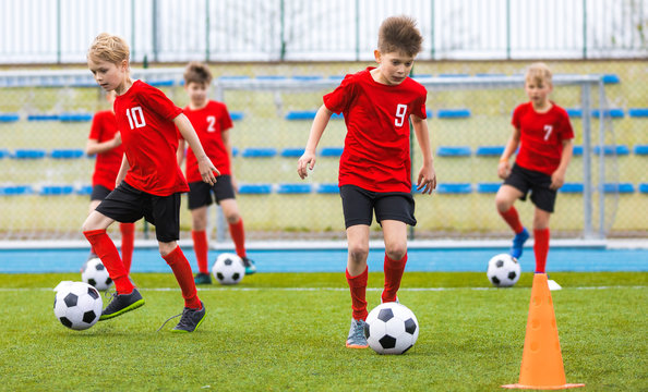 Soccer training for kids