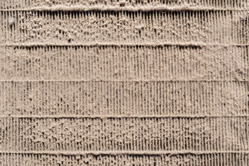 top view dirty air filter in horizontal direction