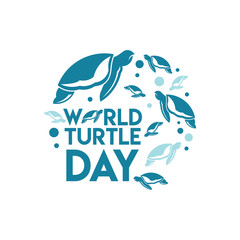 World Turtle Day Vector Template Design Illustration
