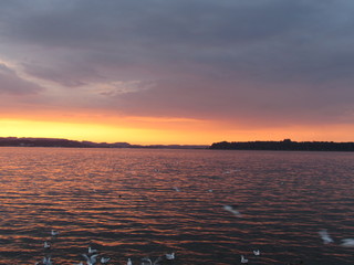 Abendstimmung am See