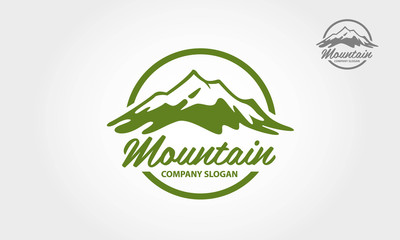 Mountain vector logo illustration. Multipurpose logo for your business. 