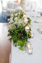 Bridal bouquet of white flowers